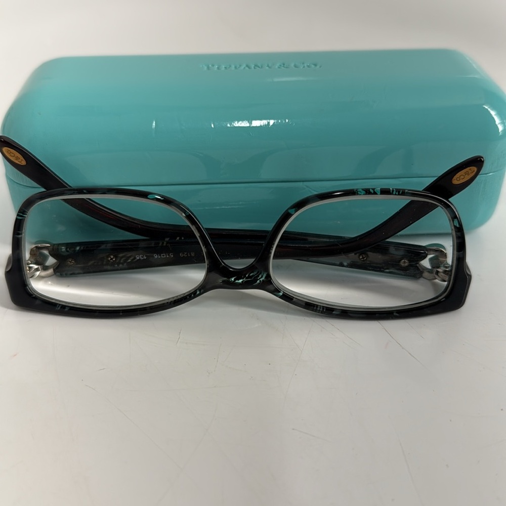 TIFFANY & CO TF2064-B 8129  51mm Crystal Key Eyeglasses Frames
51 16 135 - Picture 4 of 6